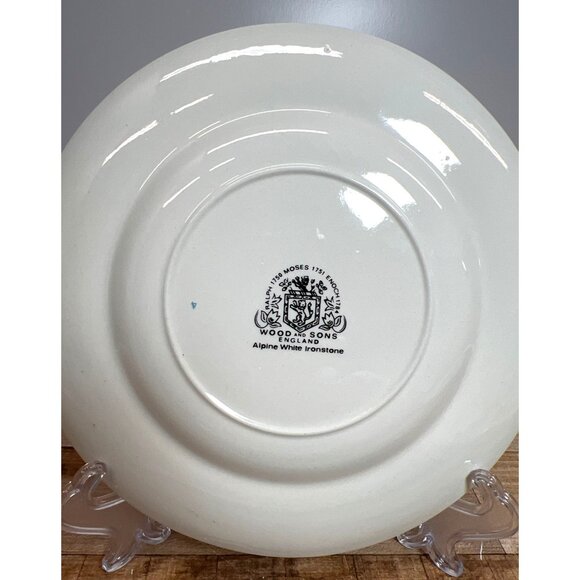 Vintage Wood & Sons Mary Mary Quite Contrary Nursery Rhyme Childs Plate England - Picture 3 of 3